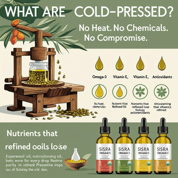 What Are Cold-Pressed Oils? How Are They Beneficial to Us? ๐ฟ - Sisira Organics