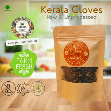 Cloves Raw (Unprocessed and Pure) - Sisira Organics