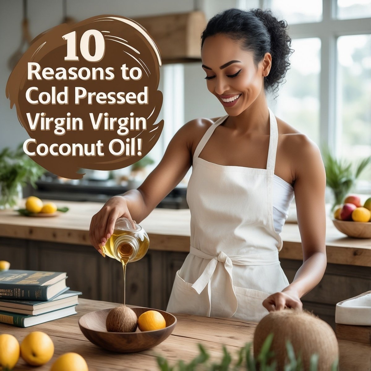 10 Reasons to Choose Cold Pressed Virgin Coconut Oil! - Sisira Organics