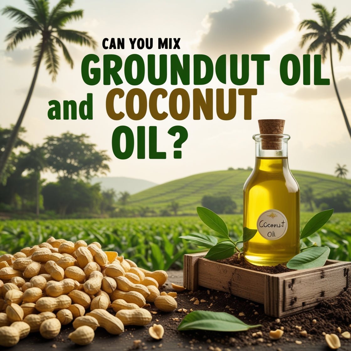 Can You Mix Groundnut Oil and Coconut Oil?🥥🥜 - Sisira Organics