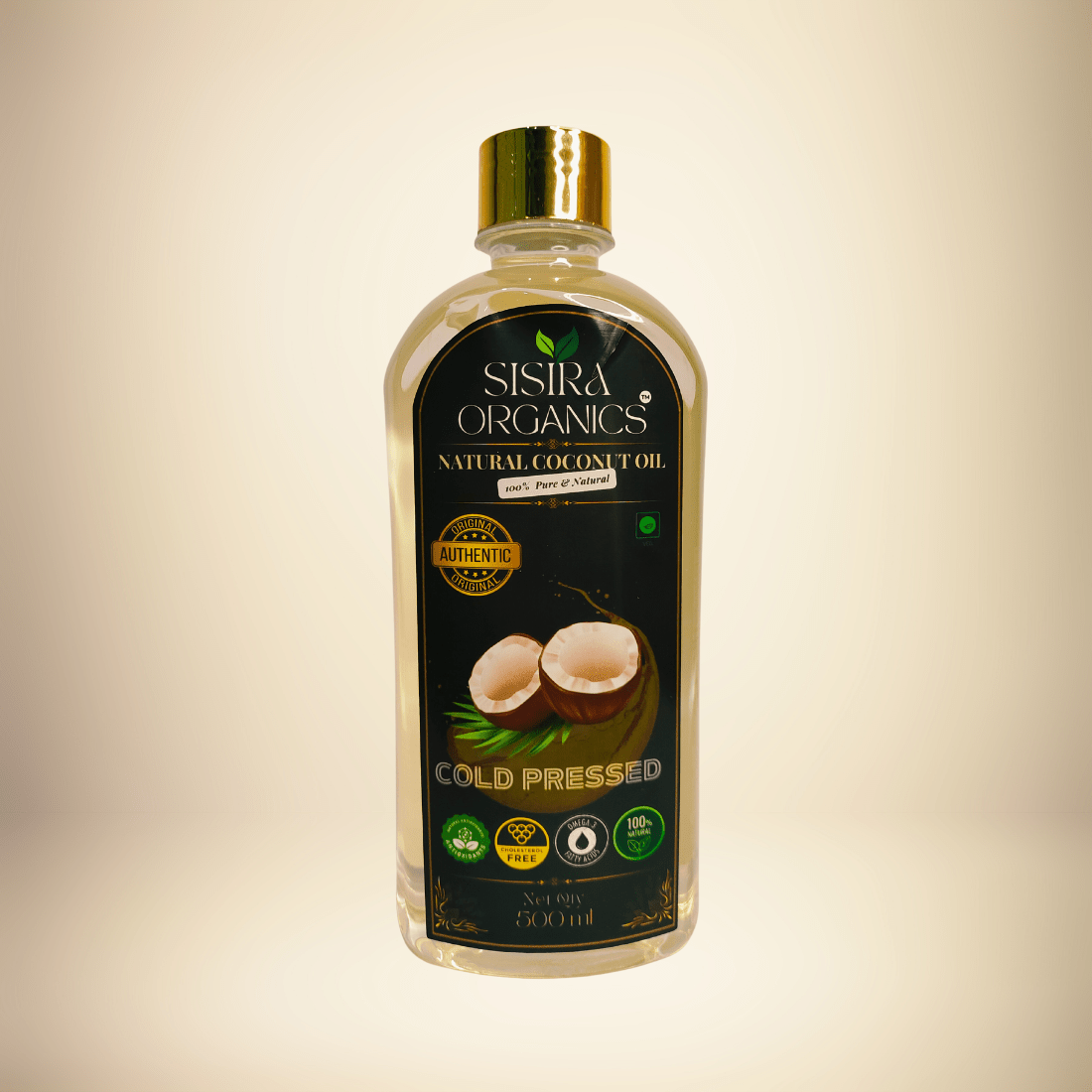 Cold Pressed Coconut Oil - Premium A1 Grade - Sisira Organics