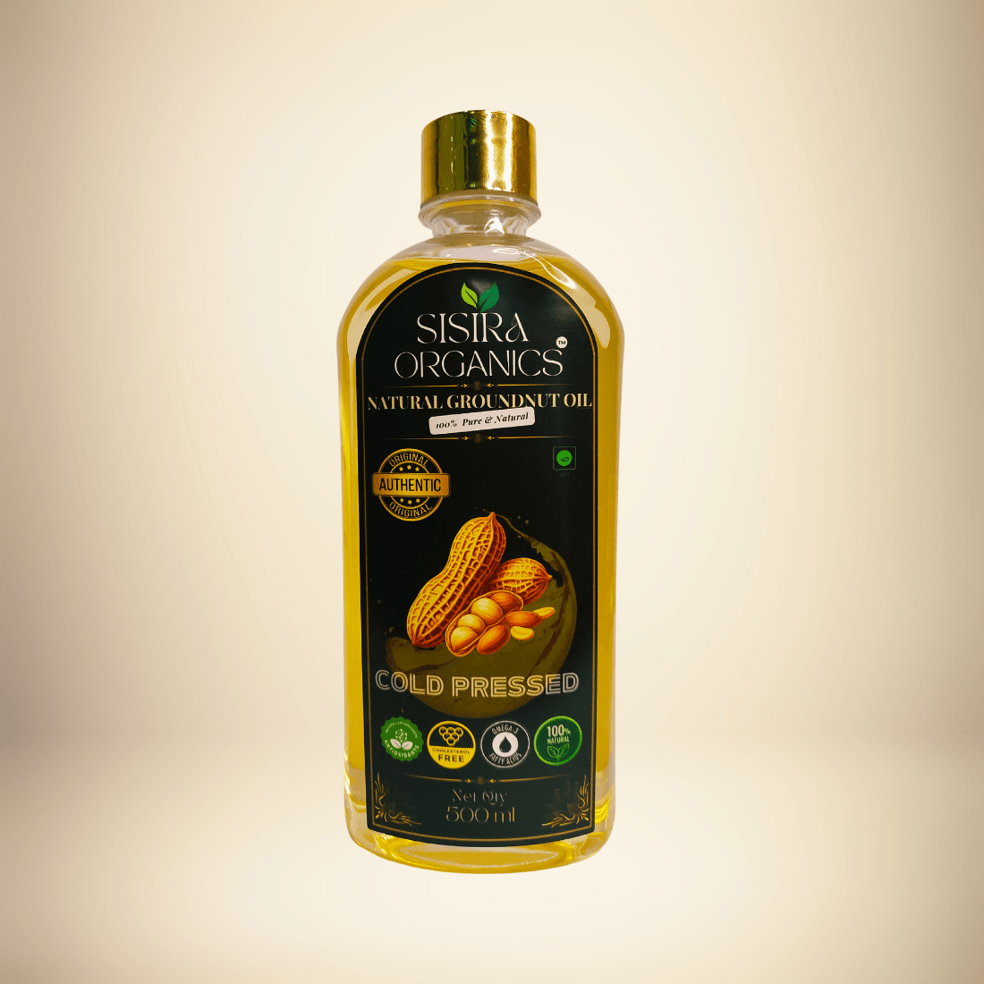 Cold Pressed Groundnut Oil Premium Quality - Sisira Organics