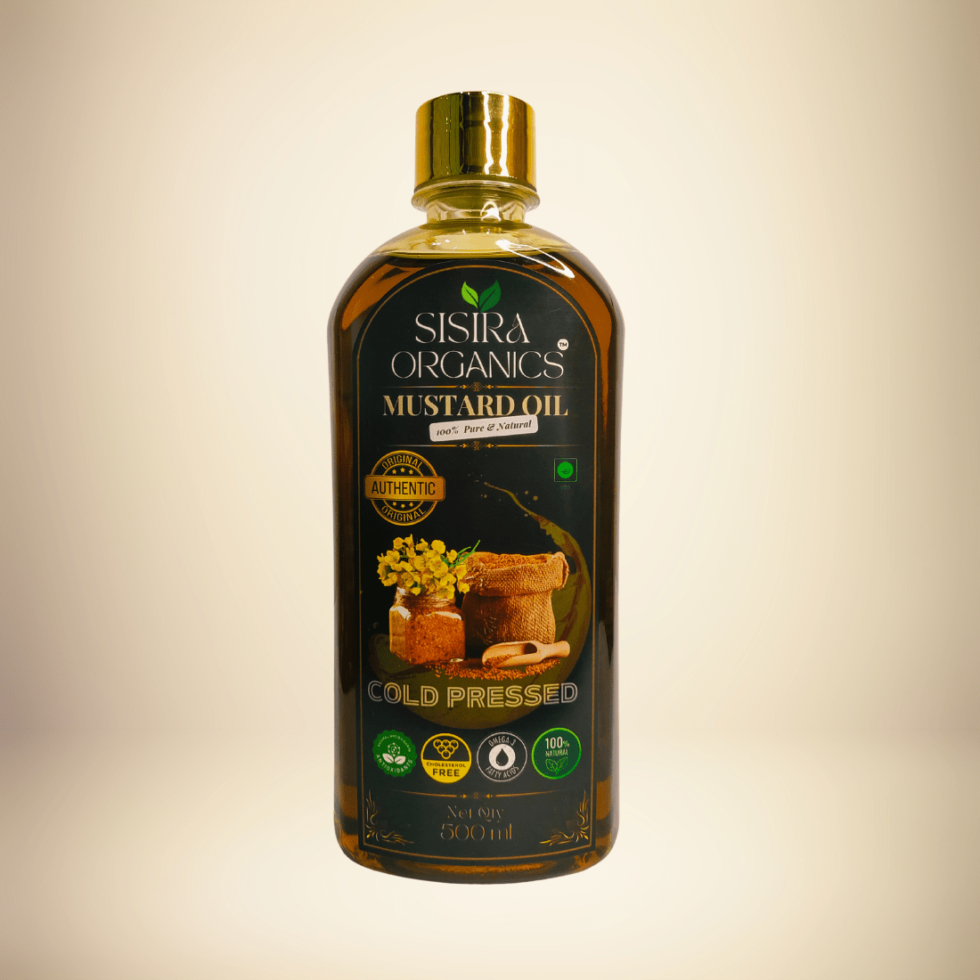 Cold Pressed Mustard Oil - Premium Range - Sisira Organics