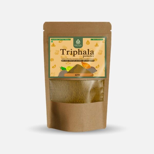 Sisira Organics Triphala Choornam 100g pack - Pure Ayurvedic digestive detox powder