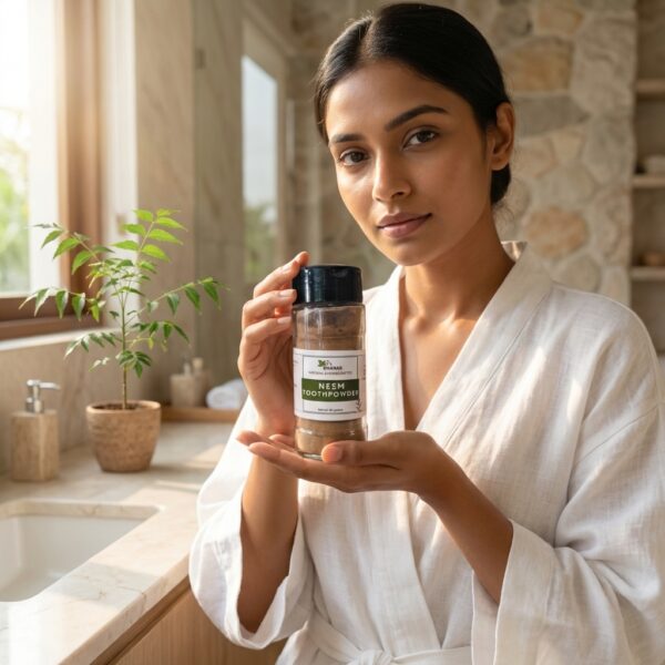 ayurvedic-morning-routine-neem-toothpowder