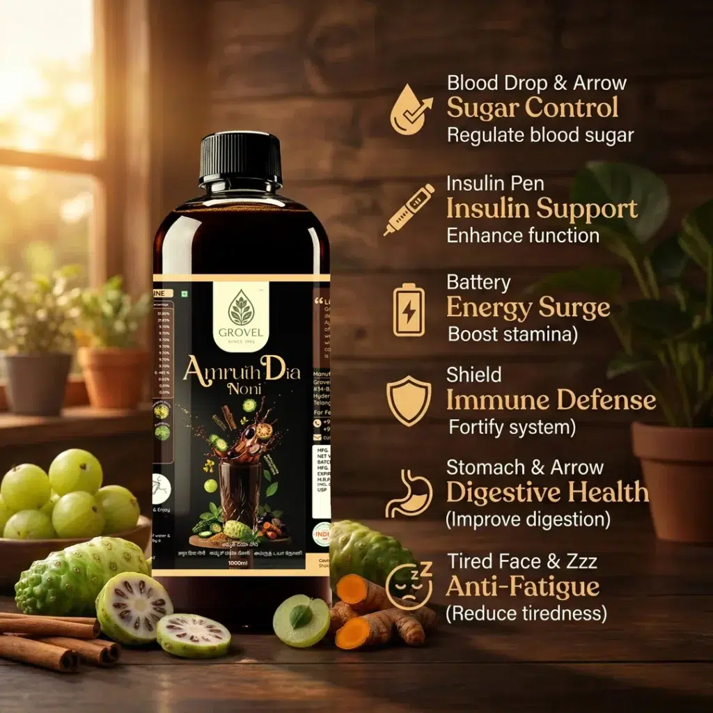 Amrutha Dia Noni Juice: 7 Ways It Supports Metabolic Health Naturally