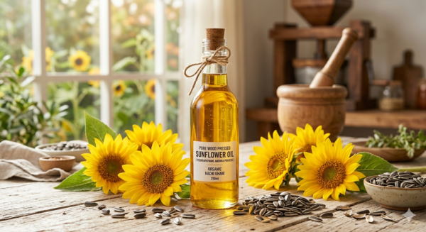 Wood Pressed Sunflower Oil