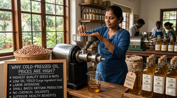 why are cold pressed oil prices high