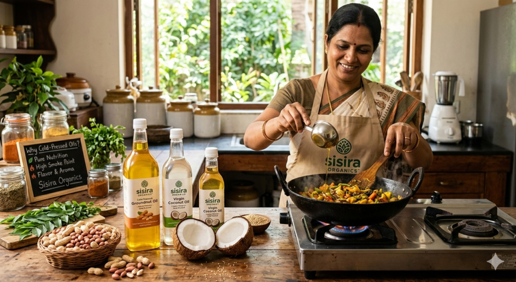 why do we use cold pressed oils for cooking