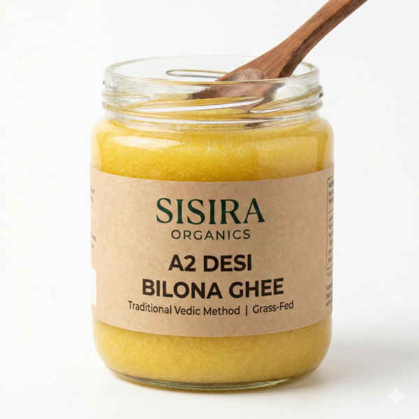 ???? A2 Desi Ghee (Bilona Method) | 100% Pure Grass Fed Cow Ghee - Sisira Organics